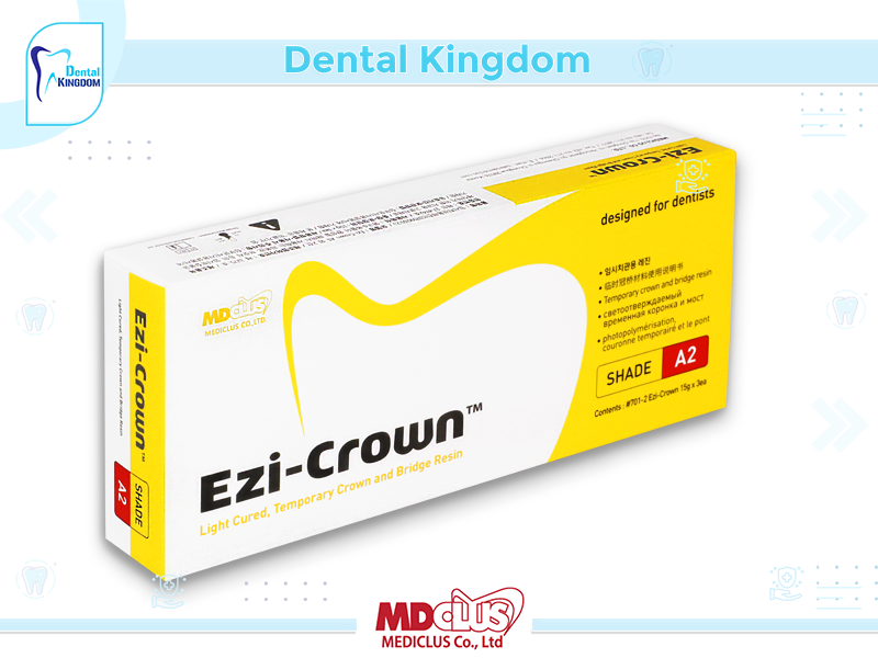 Ezi-Crown LC A1 TEMPORARY 15G*3SYR CROWN AND BRIDE RESIN EX27-2-2025