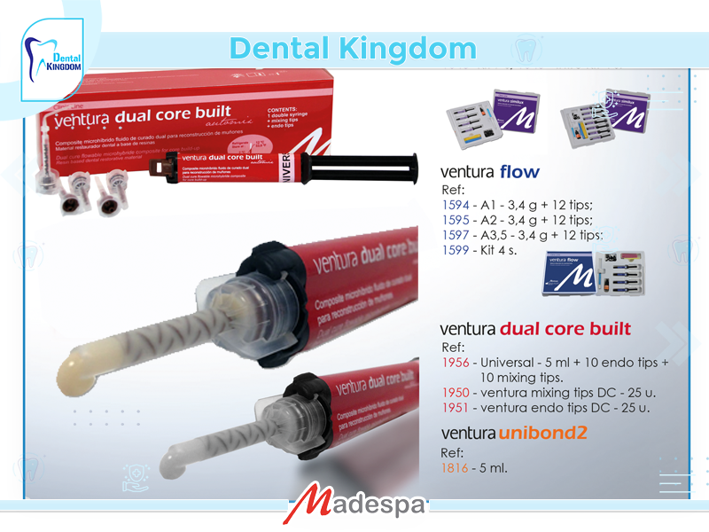 VENTURA DC CORE BUILT / UNIVERSAL - 9 gm+10 M.TIPS+10 E-TIPSLOT1956/ EX-02-2025