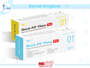 Once-Fil Flow blue Light cured, temporary filling material  - (1.2ml) * 5ea LOT OF21T029 EX 2026/03-مادة حشو مؤقت