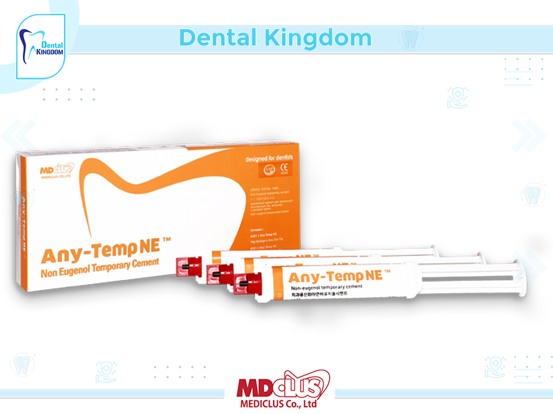 Any-Temp NE TEMPORARY CEMENT 10g *3 syr  LOT AT25T612 3EA EXP: 07/02/2027-مادة الصاق مؤقت 