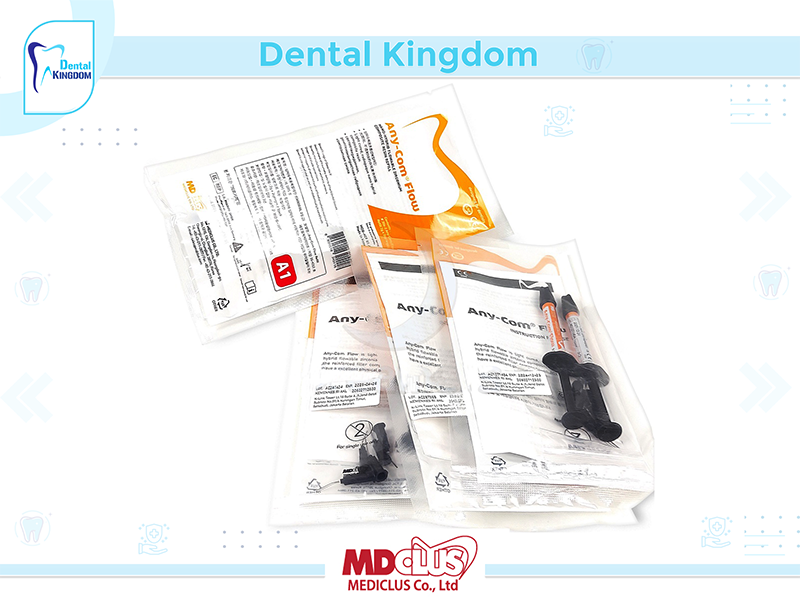 Any-Com Flow Refill A3 nano-hybrid zirconium flowable composite - (2g)* 2ea CT#306-0 LOT AC10T1104 EXP: 05/11/2028-حشوات اسنان 