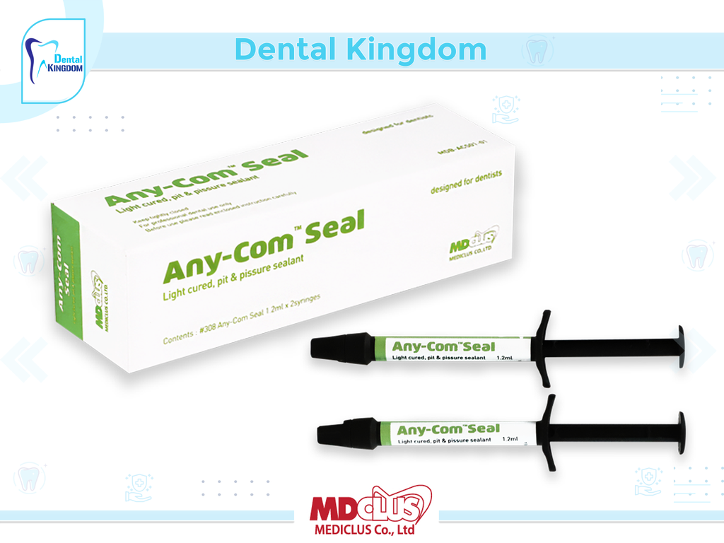 Any-Com Seal Light cured, pit&pissure sealant - (2g) * 2ea LOT MD25T487 EX 13/01/2027