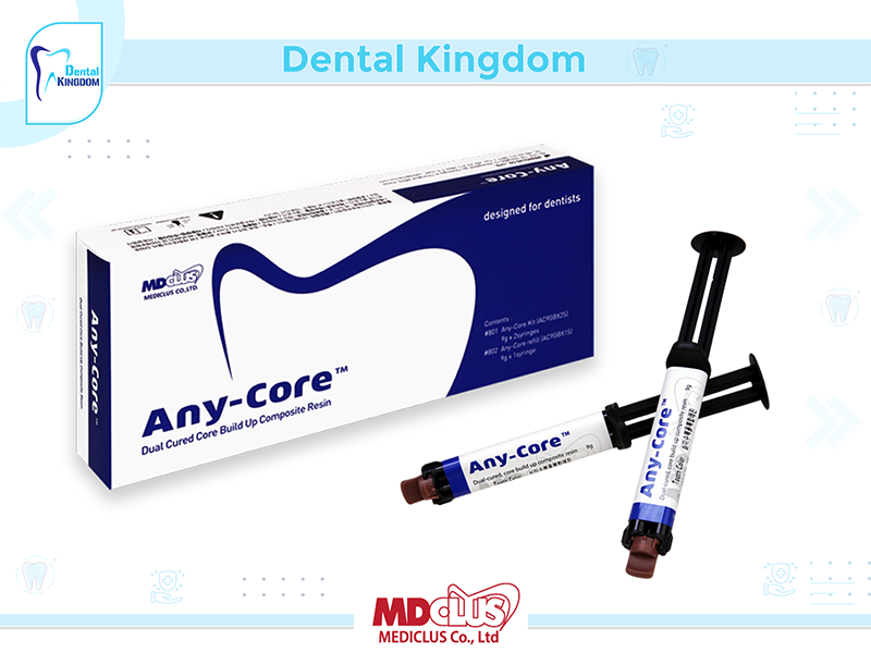 Any-Core Kit blue core build up composite resin - (9g) * 2ea LOT AC25T619-حشوات اسنان 