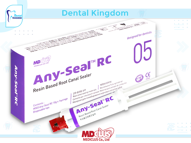 Any-Seal Resin based root canal sealer - (10g) * 1ea CT#503-1 LOT AS62T180 EX: 09/02/2028-مادة حشو اقنية جذرية 