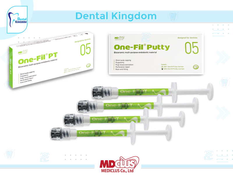 one FIL , PT Putty  MTA BIOC multi-purpose 0.25G*4 SYR LOT: OP58T1031- EX:21/08/2027