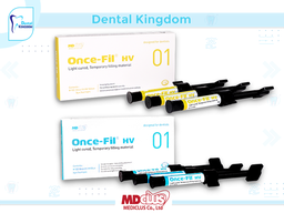 [290012] Once-Fil HV blue Light cured, temporary filling material (3g) * 3ea EX 09/06/2027-مادة حشو اسنان 